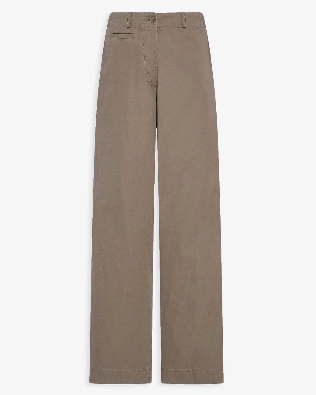 The Row Natural Fadry Dark Sand Cotton Pants