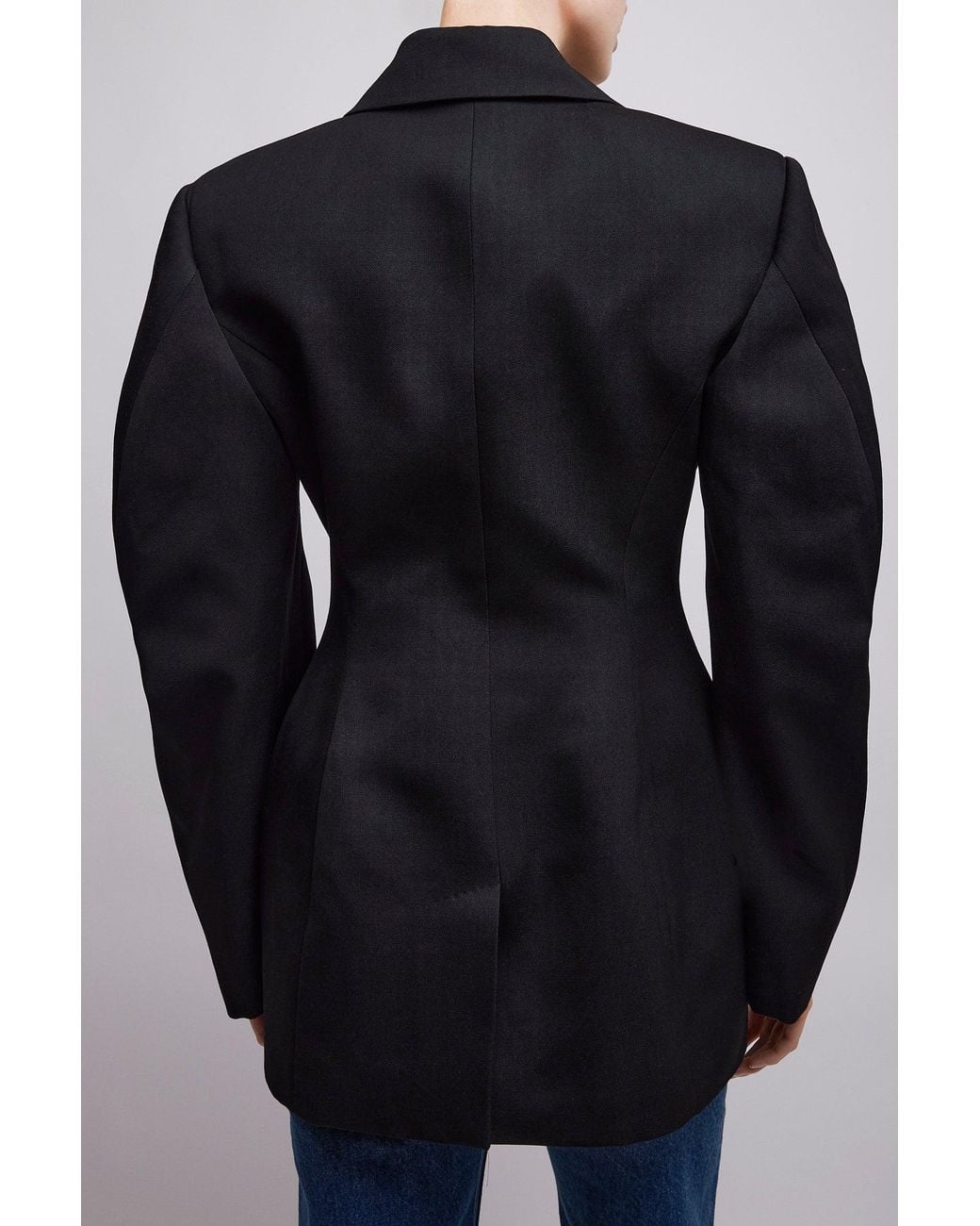 Givenchy Black Wool Cocoon Jacket
