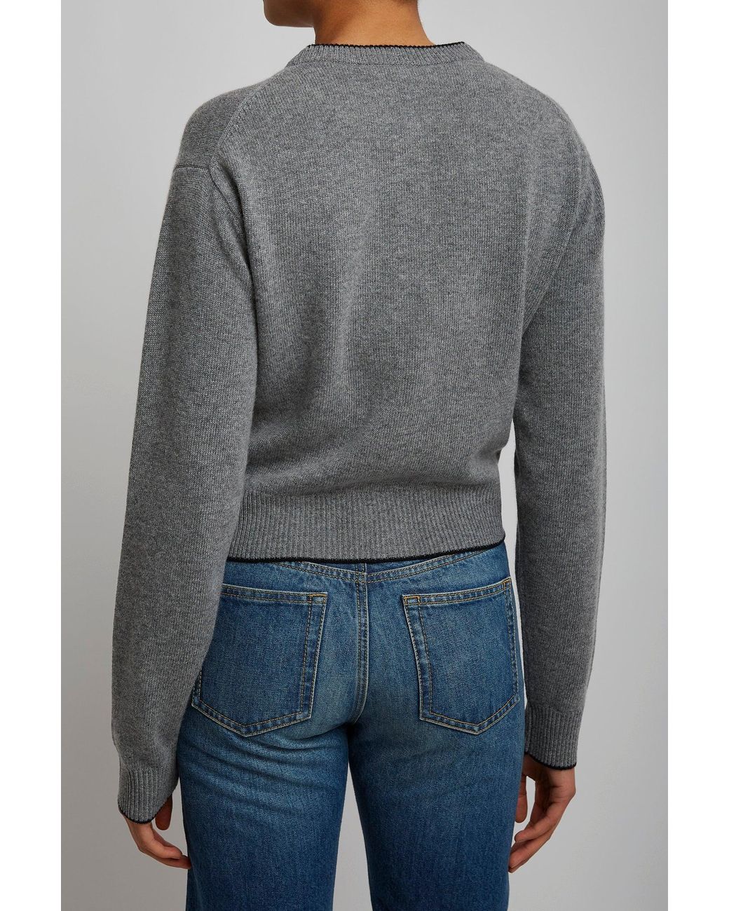 Chloé Gray Divine Grey Knitted Cardigan