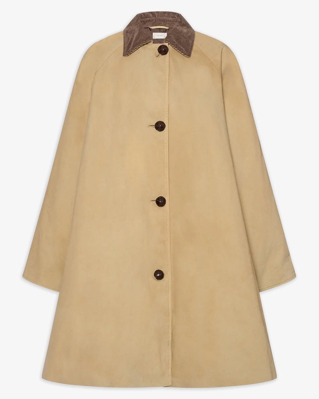 The Row Natural Ina Cotton Gabardine Coat