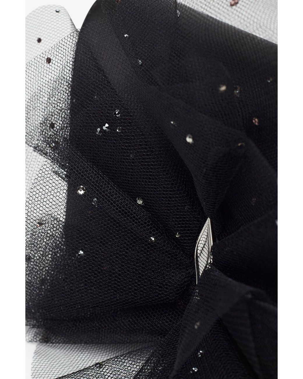 Christian Louboutin Bettina Black Bow Clutch