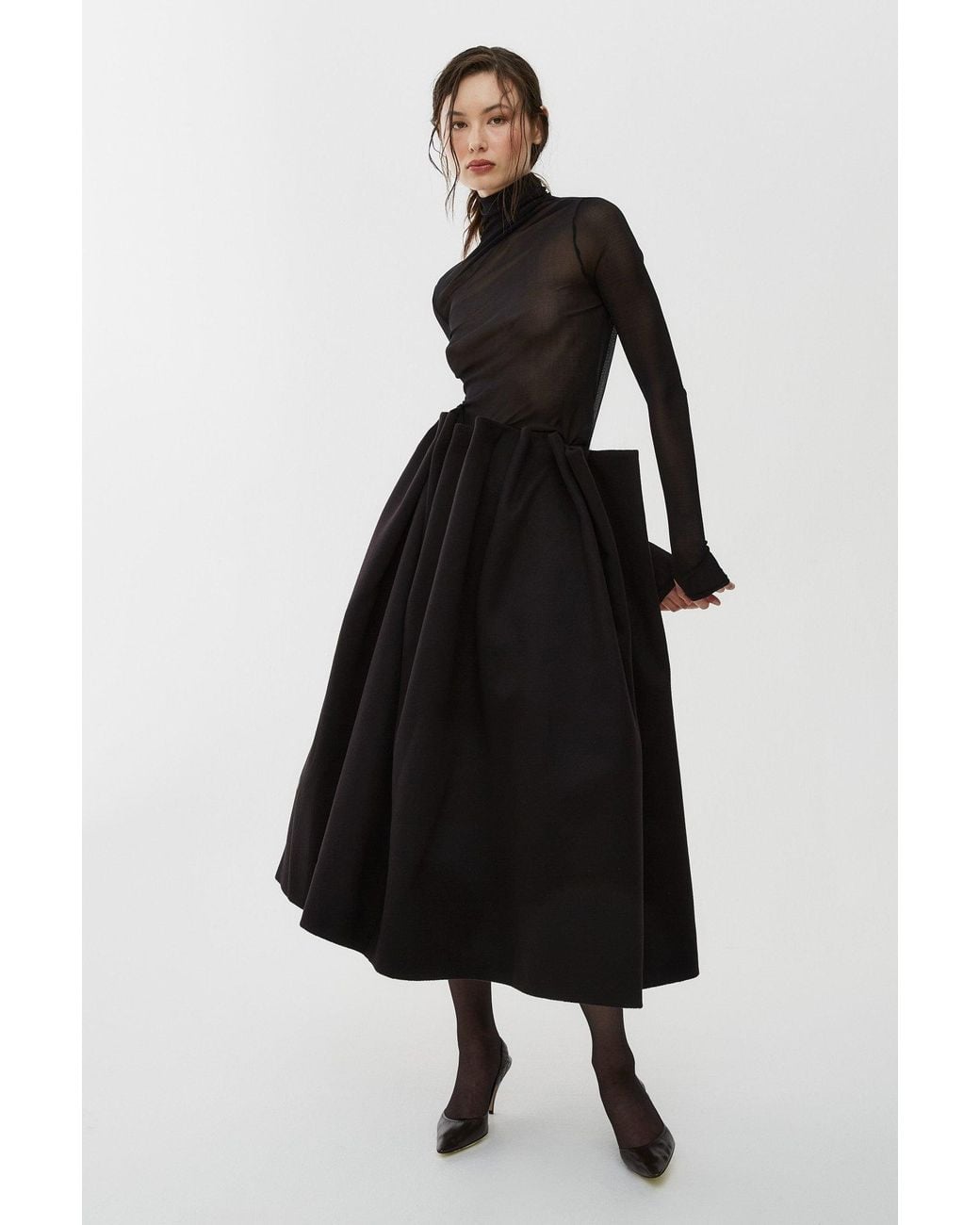 The Row Lamarti Black Skirt