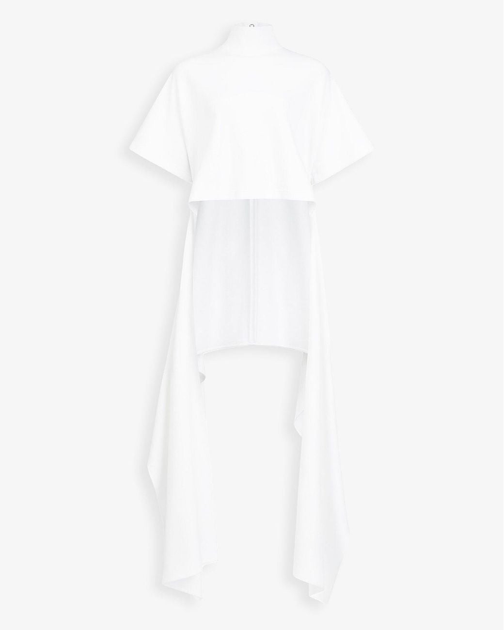 Alaïa White Cotton Jersey T-shirt
