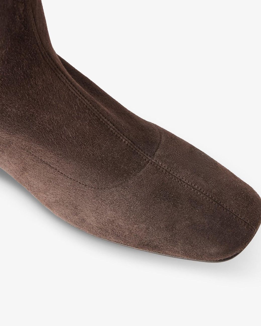 The Row Brown Cindy Stretch Suede Boots