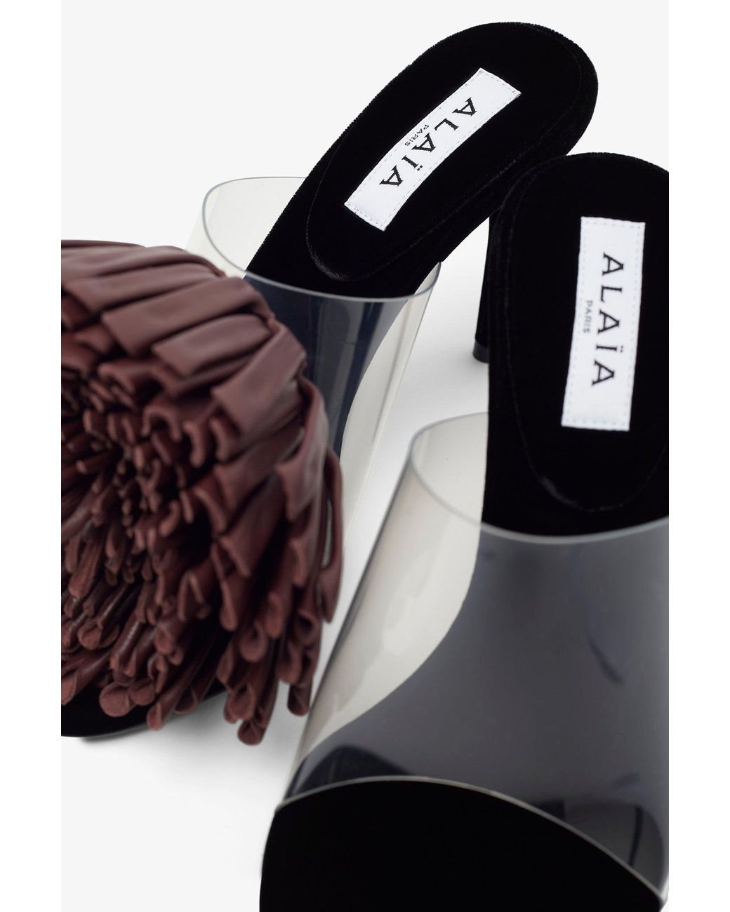 Alaïa Black Heeled Sandals