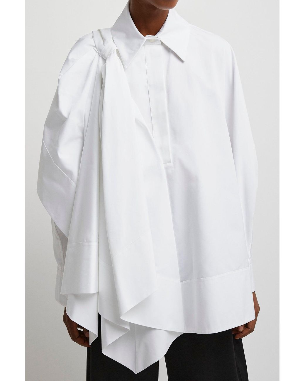 Givenchy Bow White Cotton Shirt