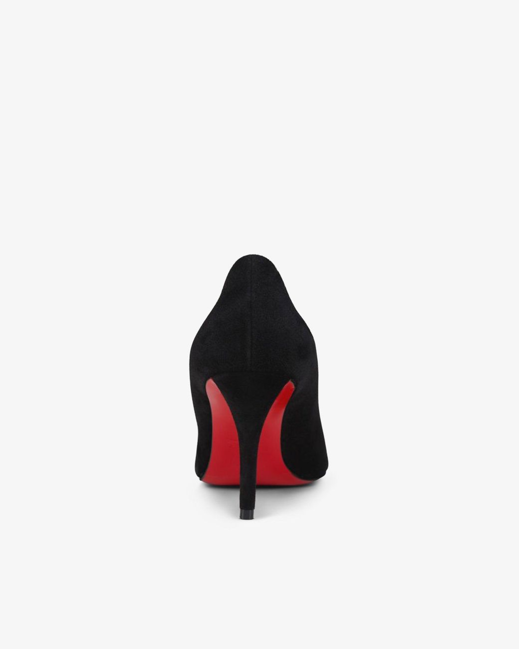 Christian Louboutin Miss Z 80 Black Suede Pumps