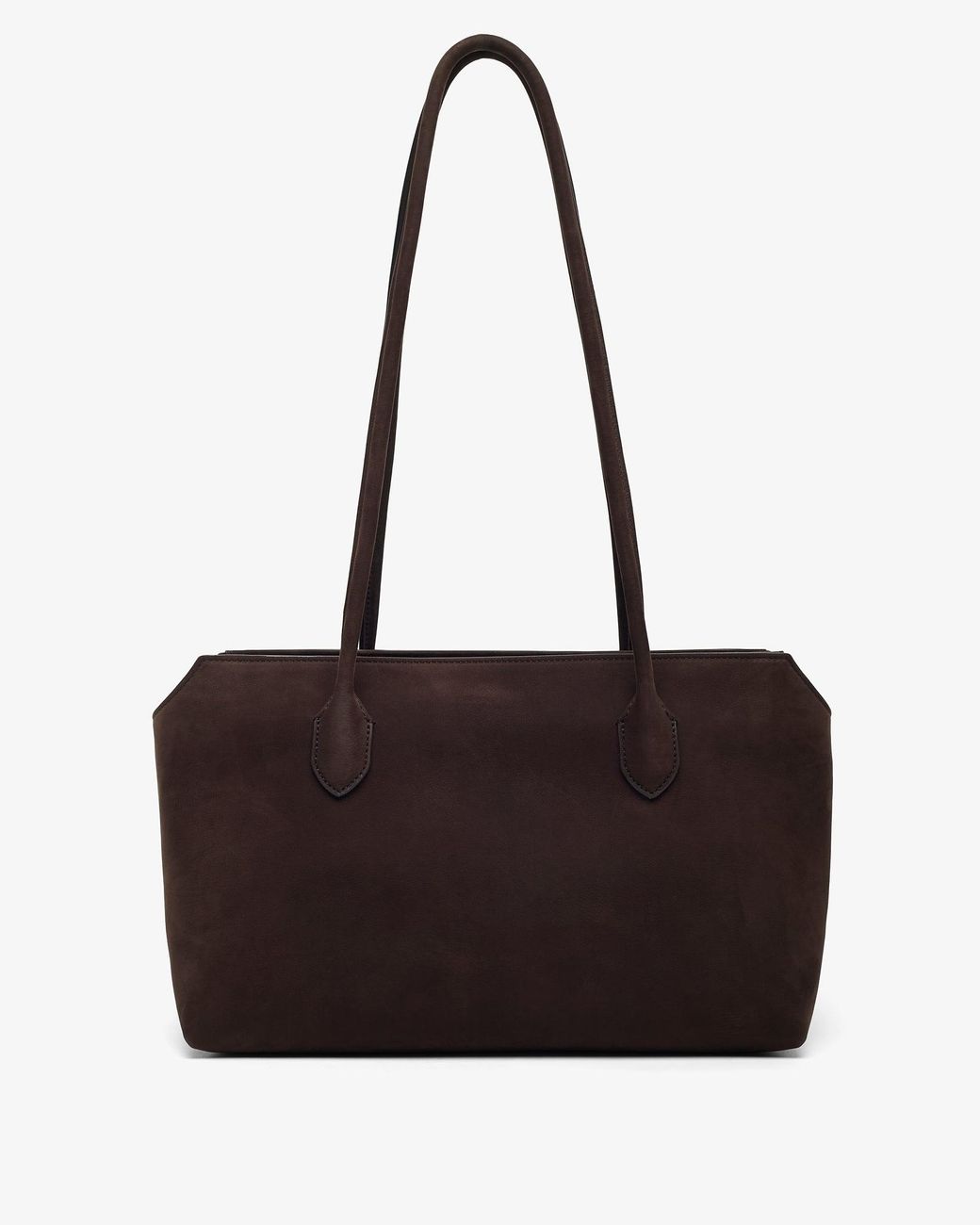 The Row Black Terrasse Ebony Suede Bag