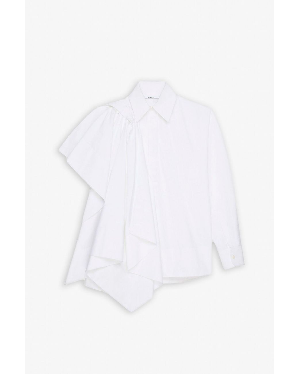 Givenchy Bow White Cotton Shirt