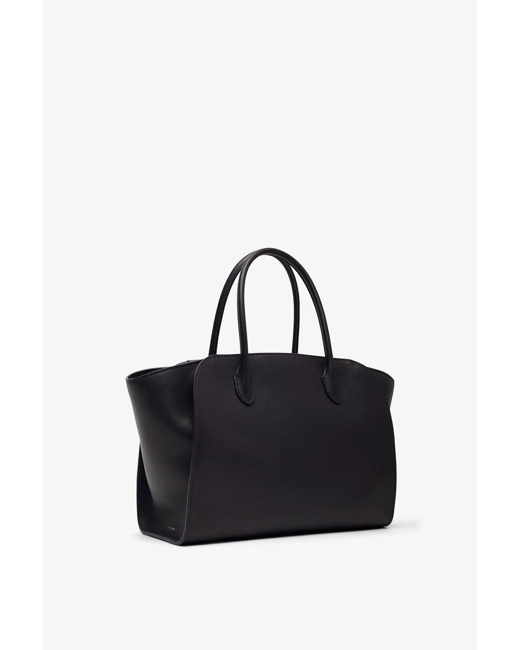The Row Marlo 12 Black Leather Bag