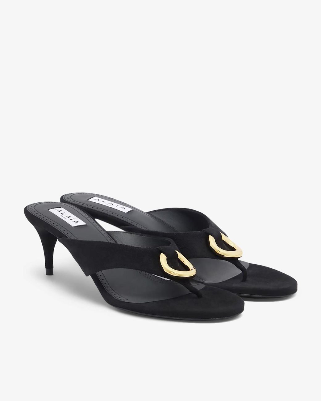 Alaïa Multicolor Tong 55 Embellished Mule Sandals