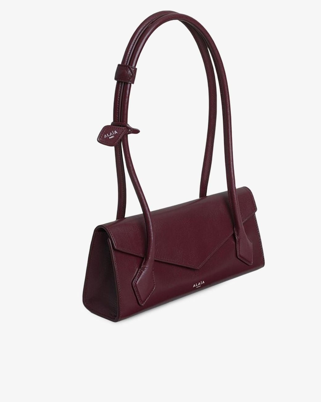 Alaïa Purple Le Teckel Flap Small Leather Bag