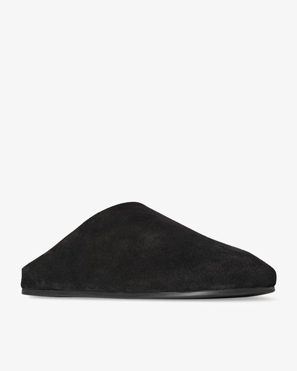 The Row Hudson Black Mule Slides