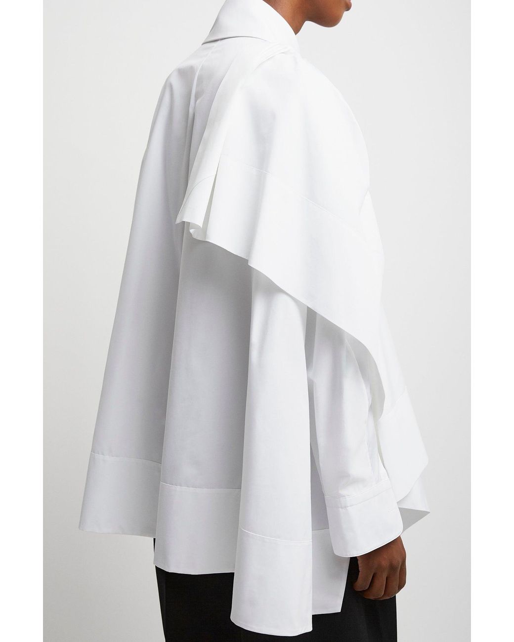 Givenchy Bow White Cotton Shirt