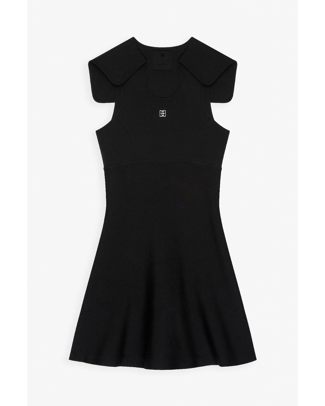Givenchy Sailer Color Black Short Dress