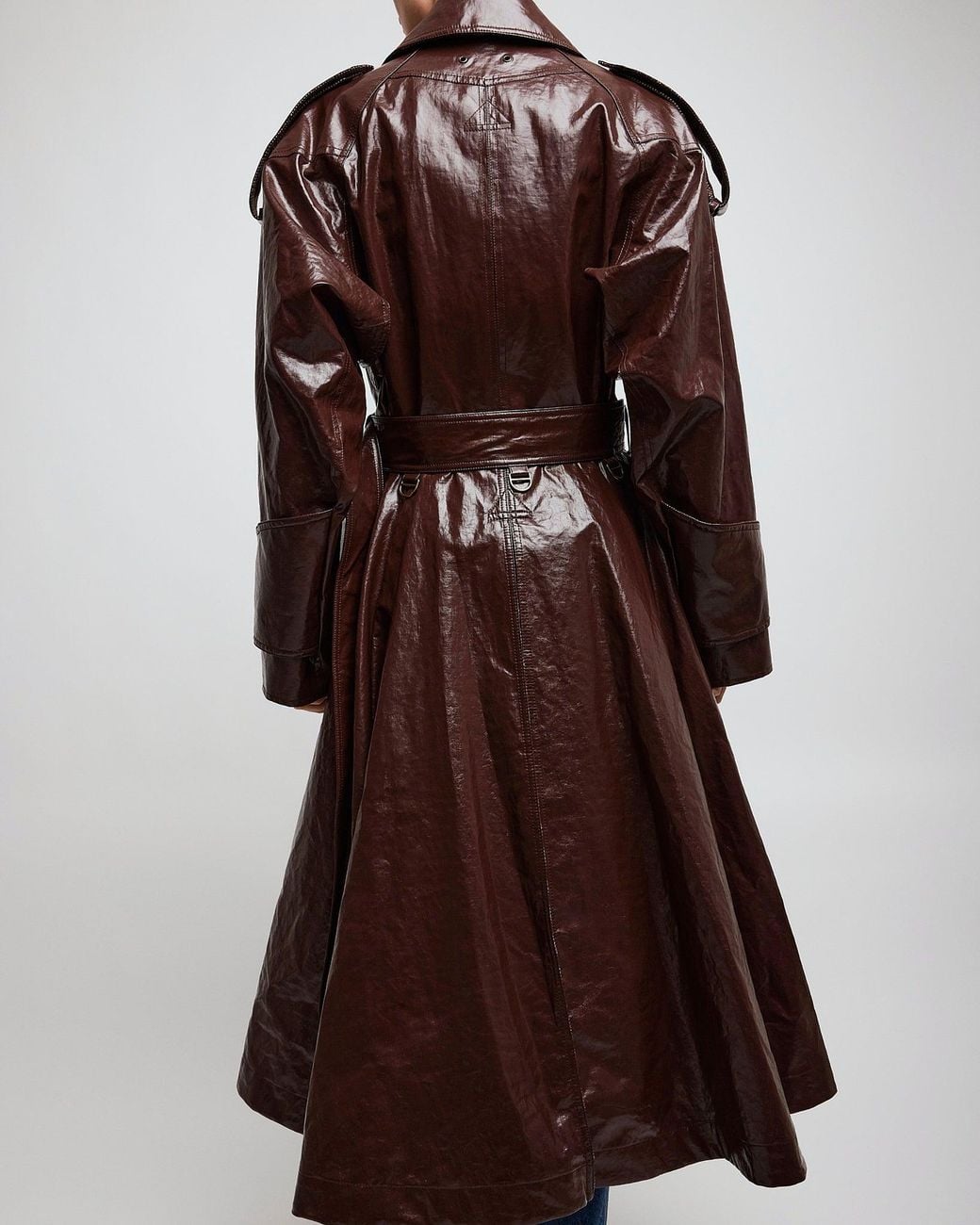 Chloé Brown Double-breasted Riding Coat