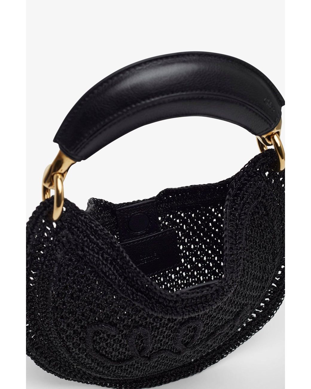 Chloé Summer Banana Mini Black Bag