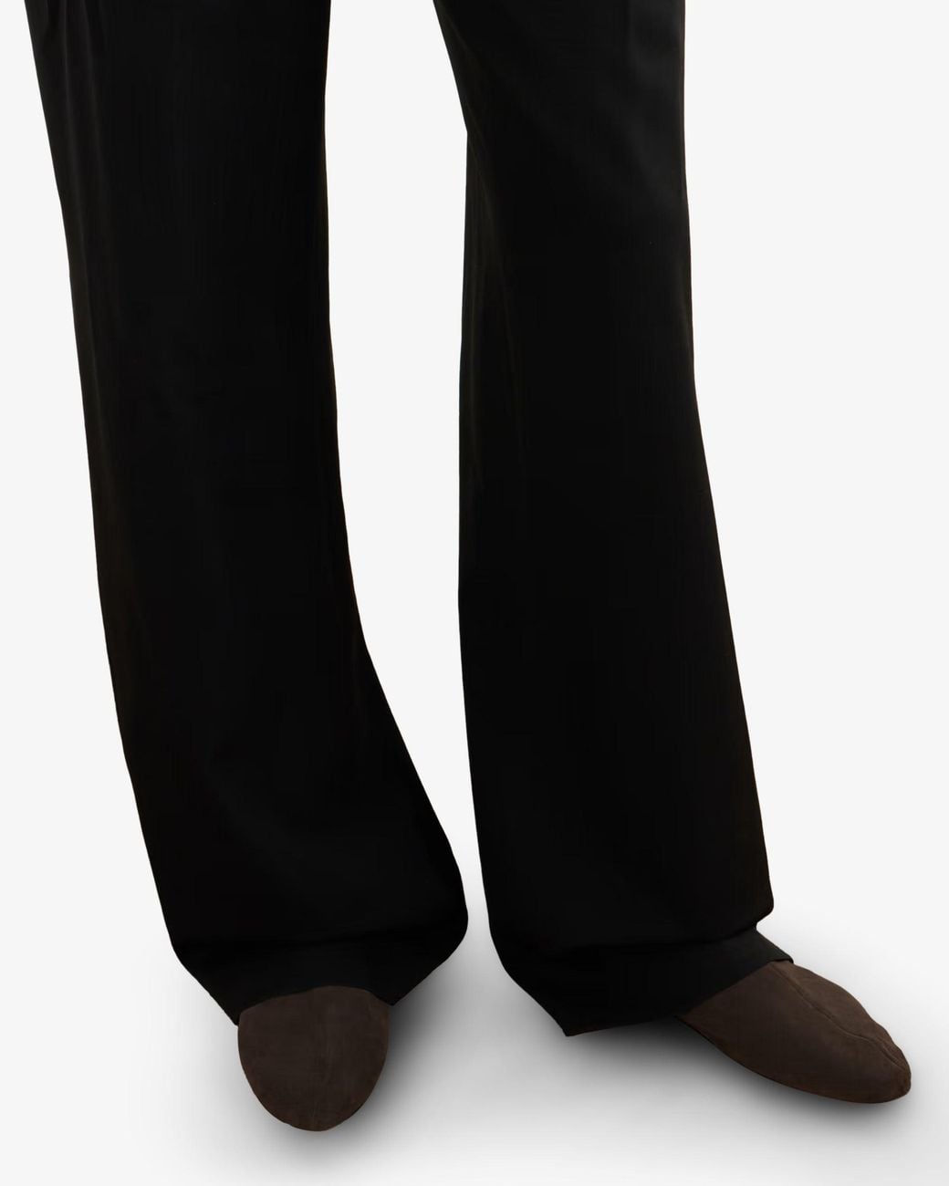 The Row Brown Stellene Ballet Flats