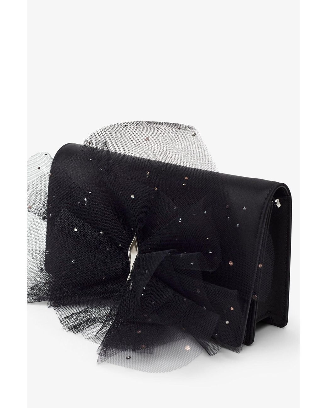 Christian Louboutin Bettina Black Bow Clutch