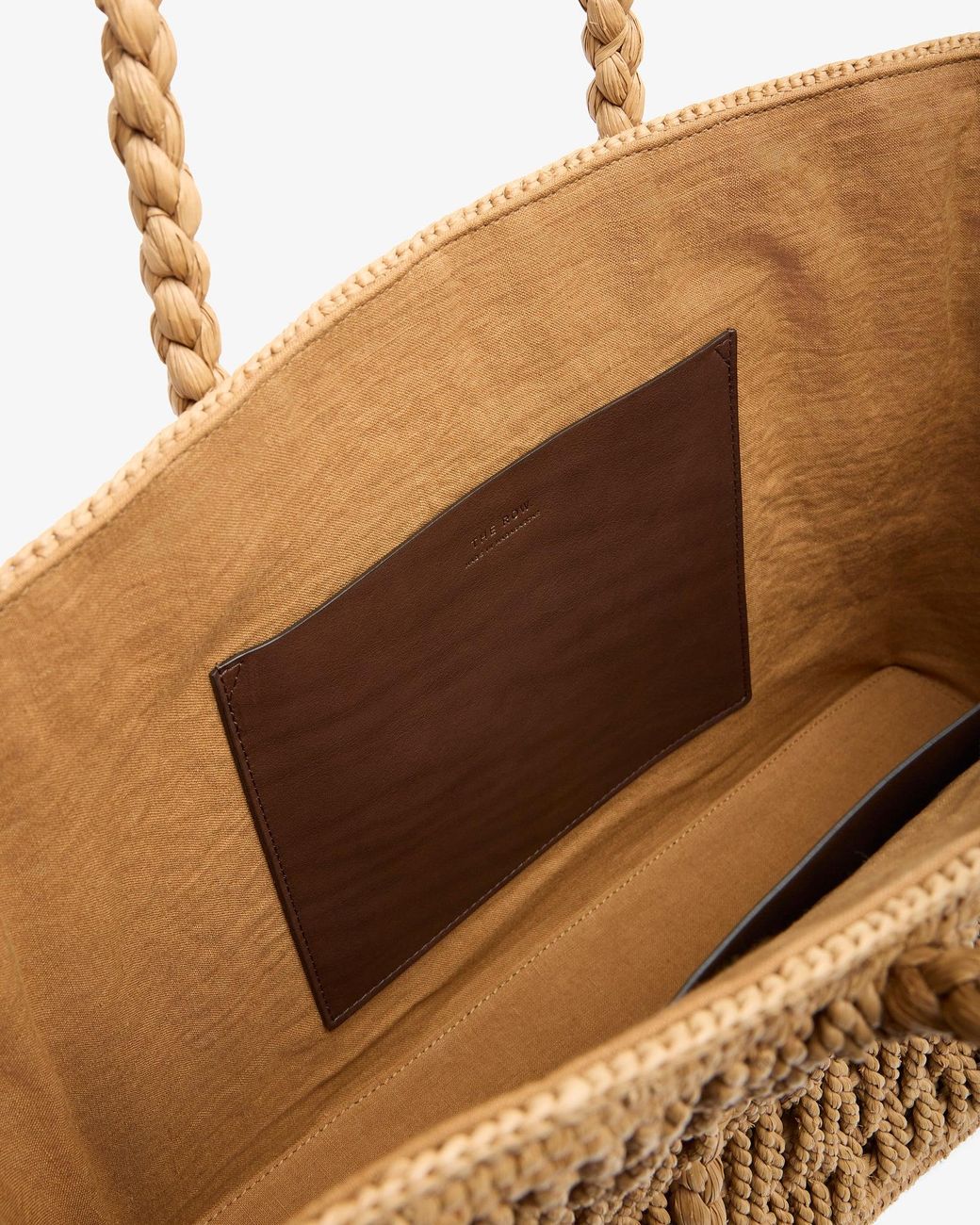 The Row Natural Geogica Raffia Tote Bag