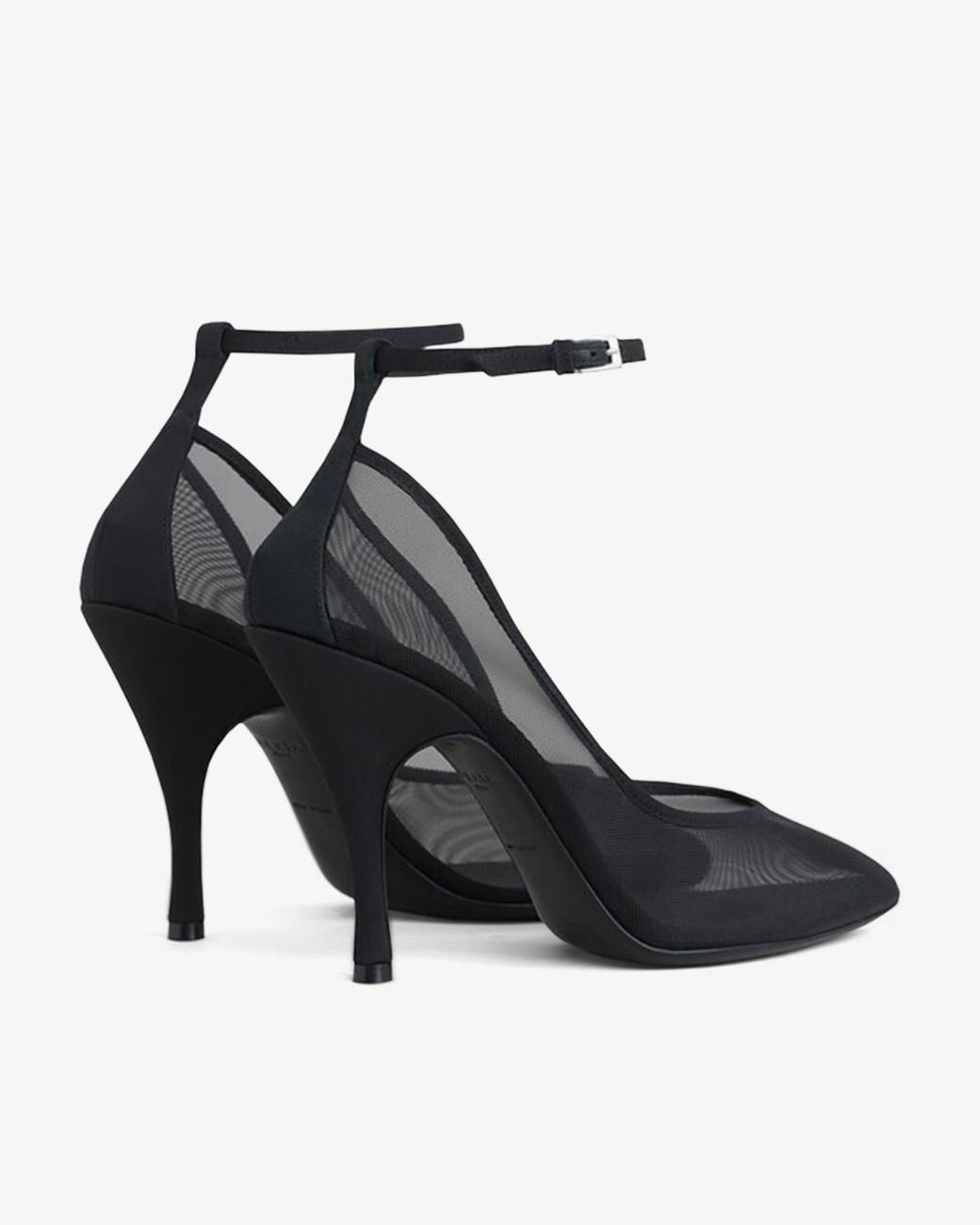 Alaïa Black Transparent Strappy Pumps