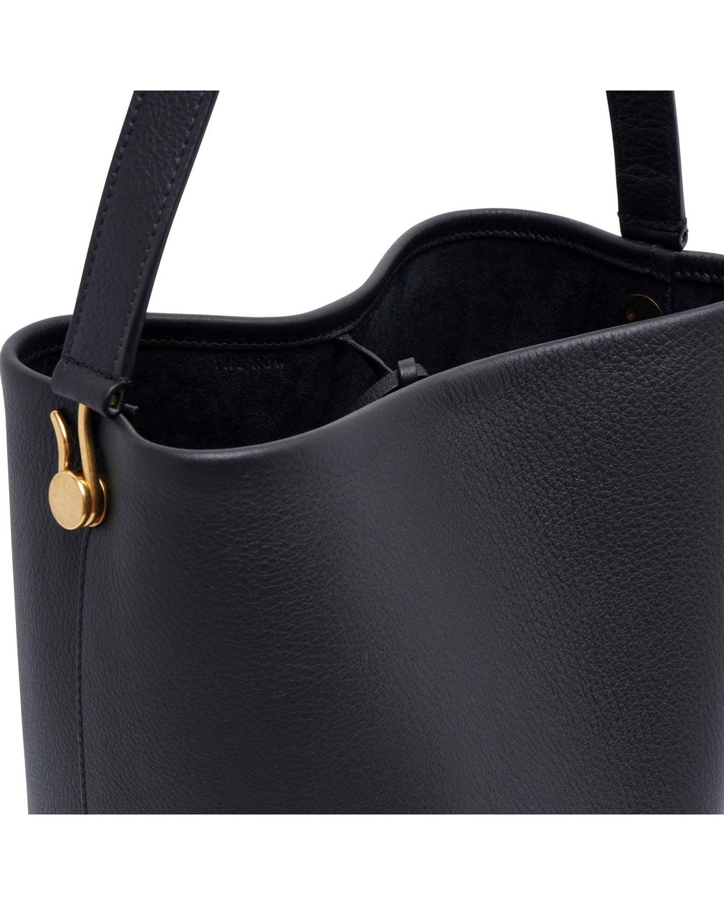 The Row Medium Ns Hook Tote Bag in Black | Lyst