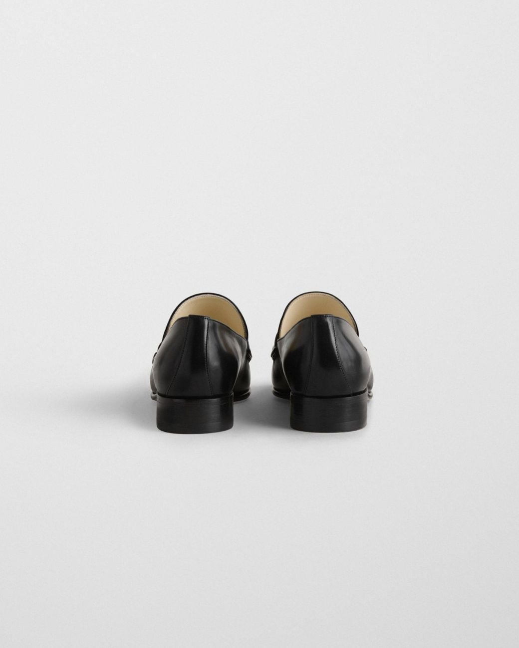 Phoebe Philo Black Calf Leather Loafers