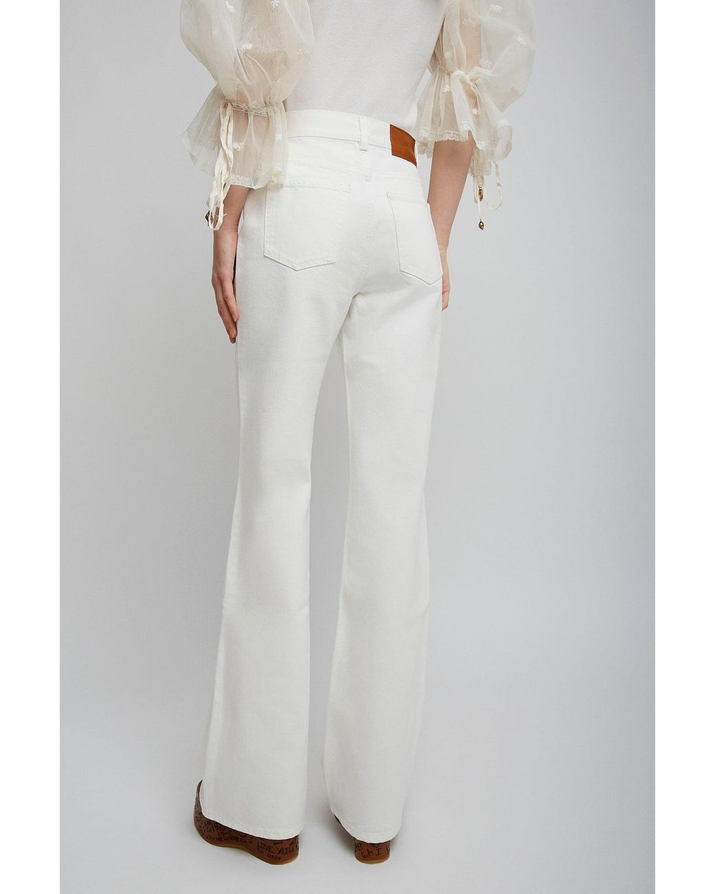 Chloé White Trousers