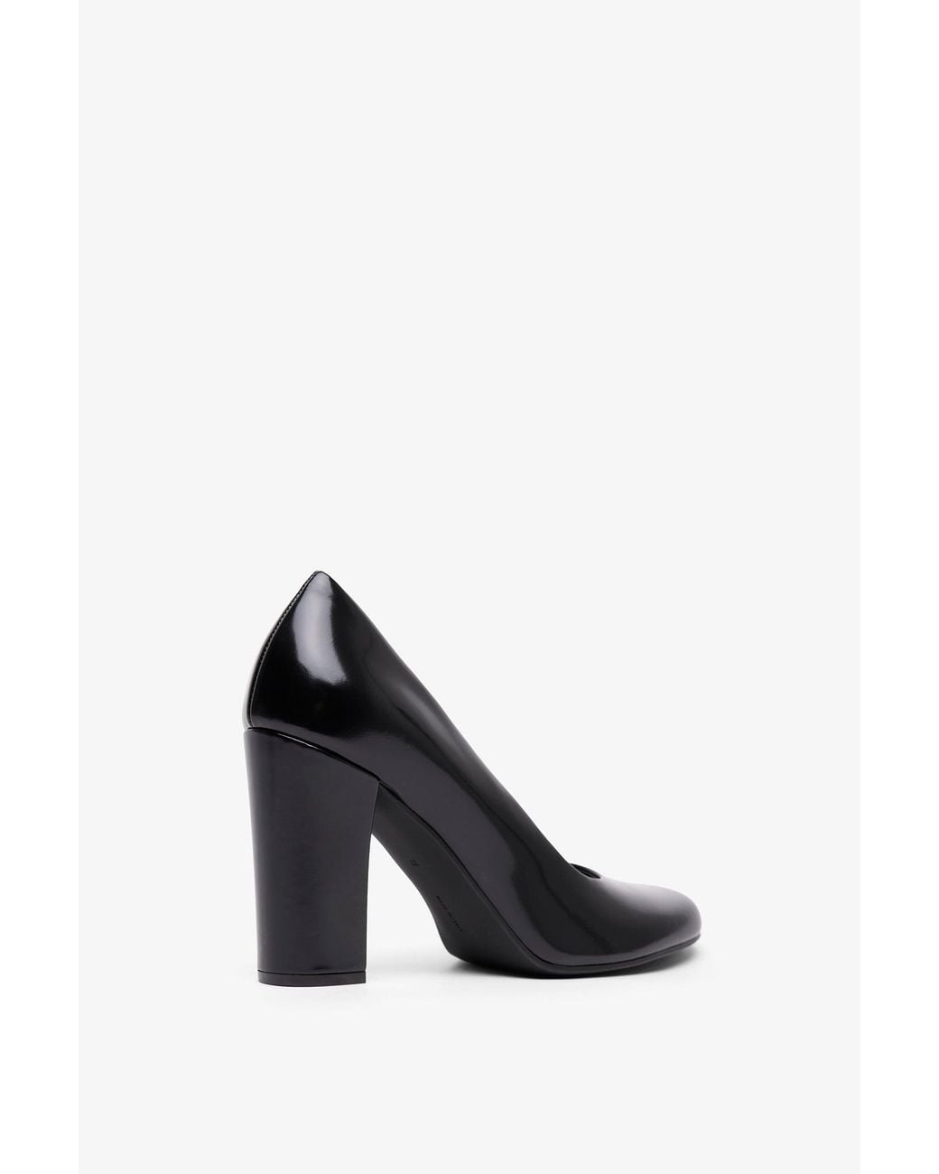 The Row Black Penelope High Leather Pumps