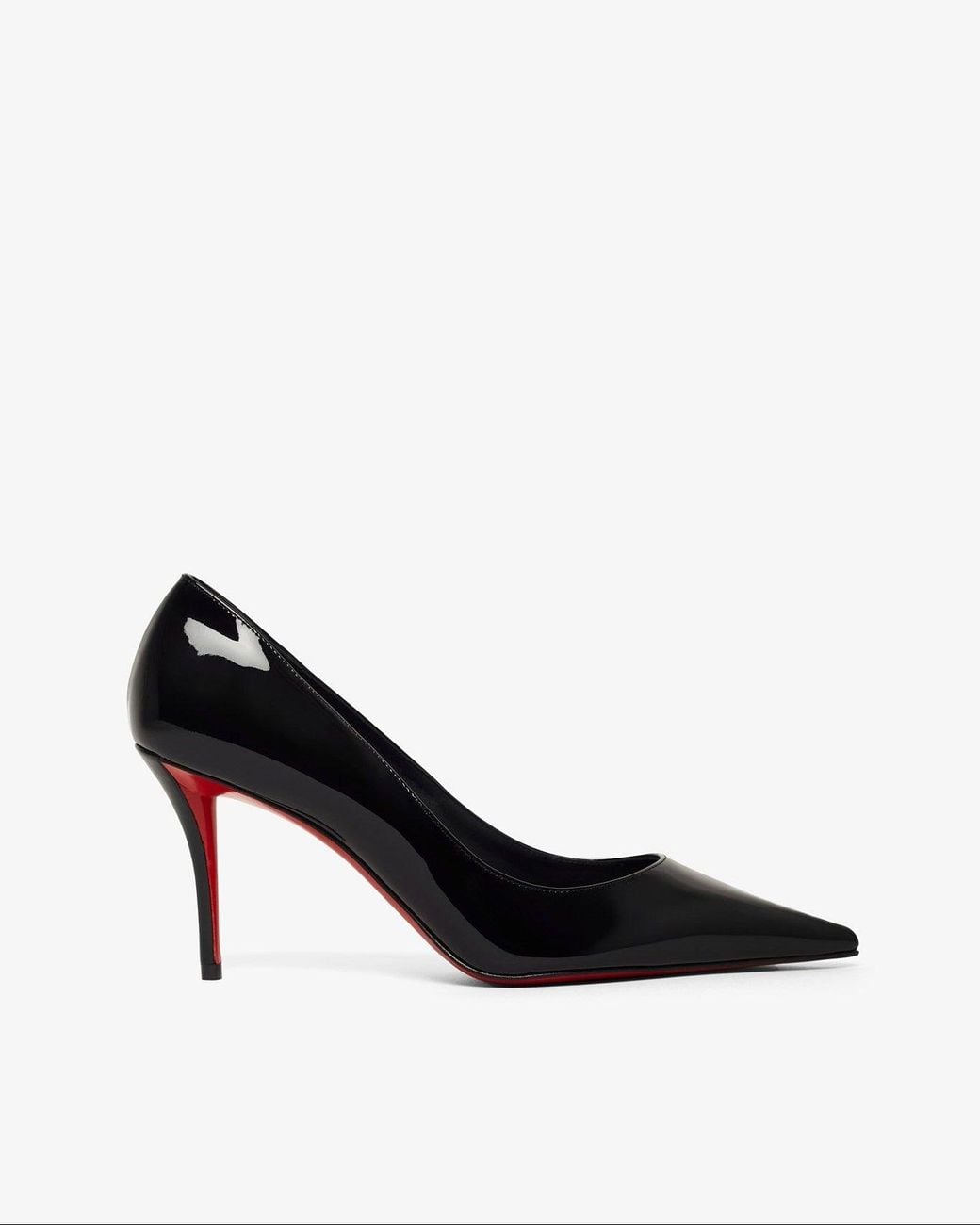Christian Louboutin Miss Z 80 Black Patent Pumps