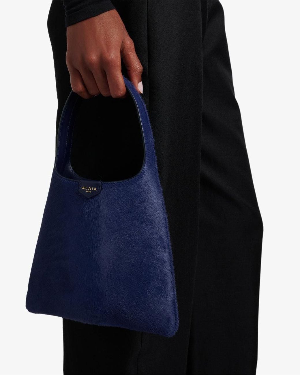 Alaïa Hobo Mini Blue Bag