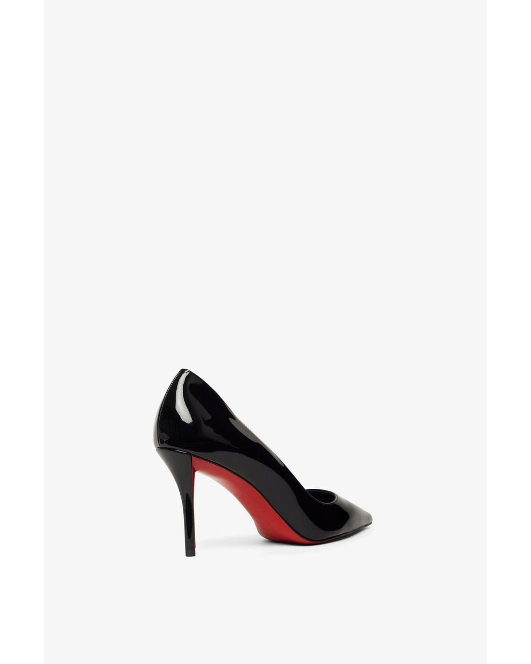 Christian Louboutin Miss Z 80 Black Patent Pumps