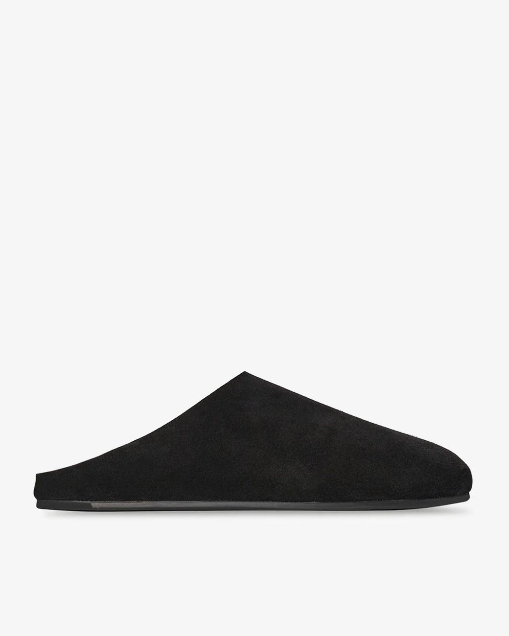 The Row Hudson Black Mule Slides