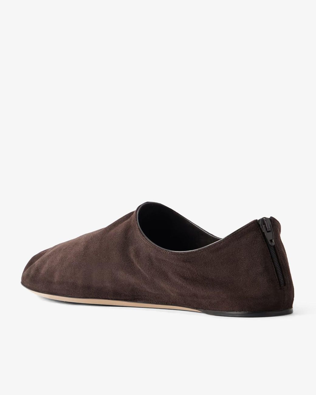 The Row Brown Stellene Ballet Flats