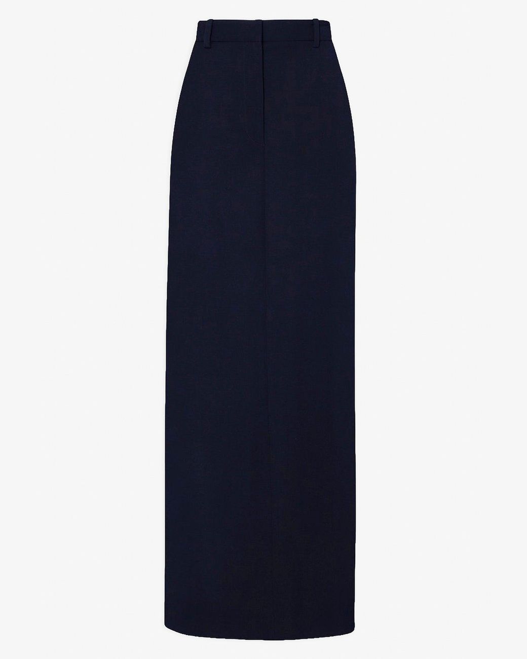 The Row Blue Roux Dark Navy Wool Maxi Skirt