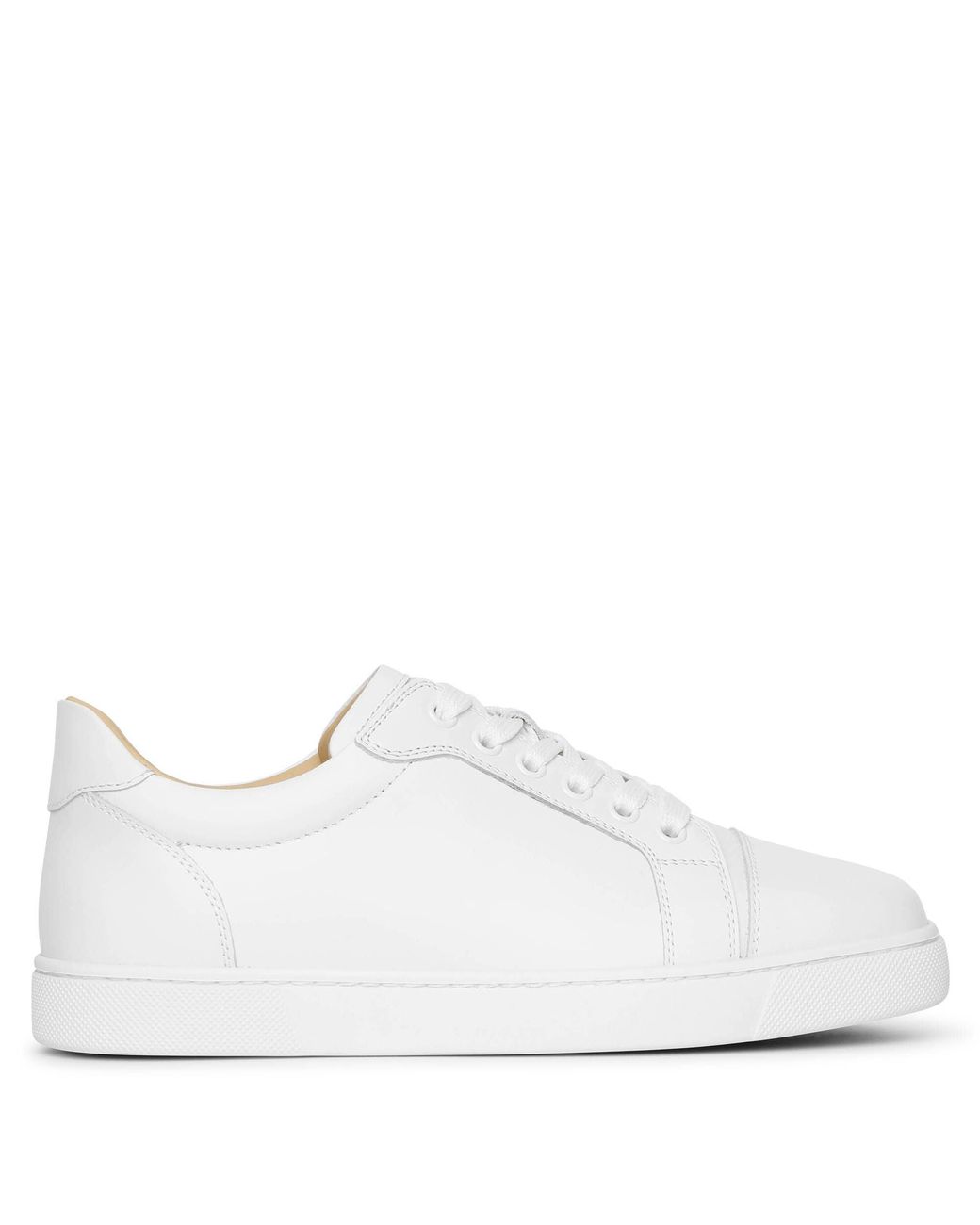 Christian Louboutin Vieira White Leather Sneakers | Lyst