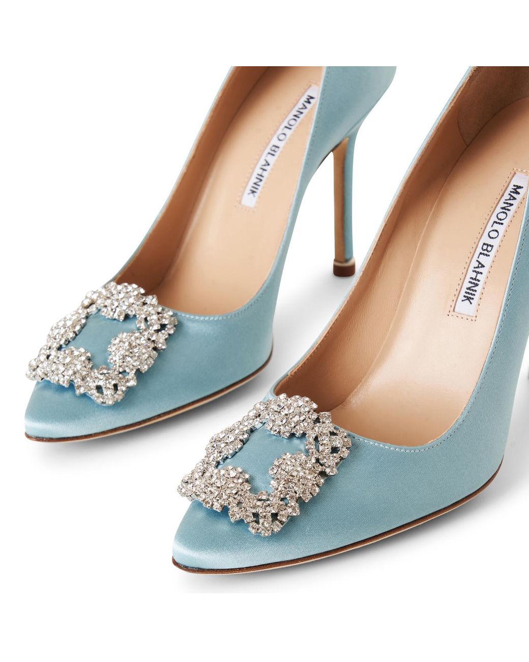 Manolo blahnik sale light blue heels