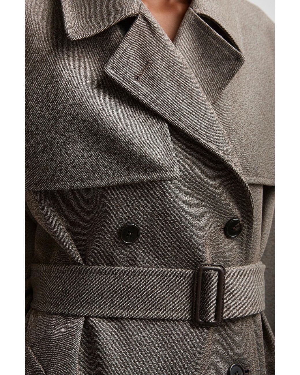 The Row Gray Rhydian Wool Gabardine Coat