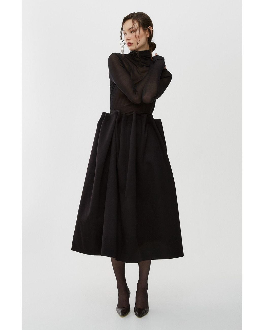 The Row Lamarti Black Skirt