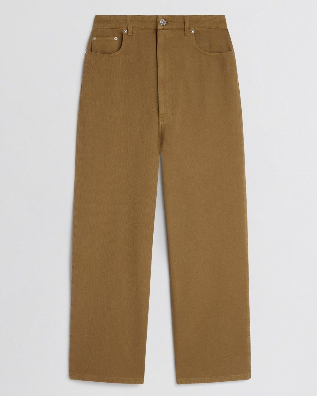 Phoebe Philo Natural Drop Brown Trousers