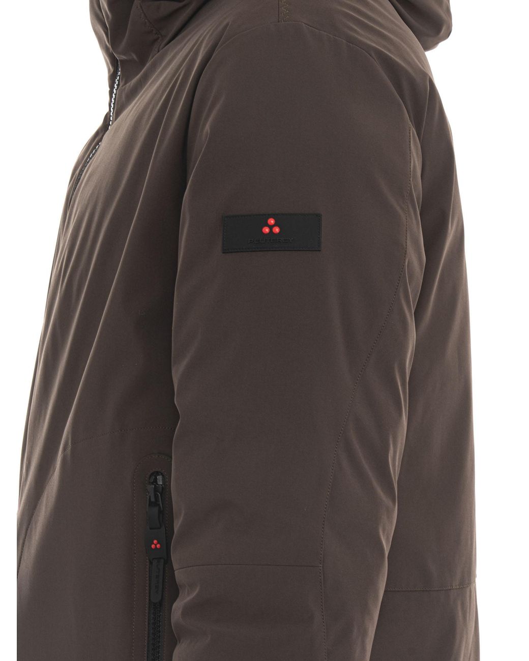 Giaccone con cappuccio METIDESRT01 di Peuterey in Gray da Uomo