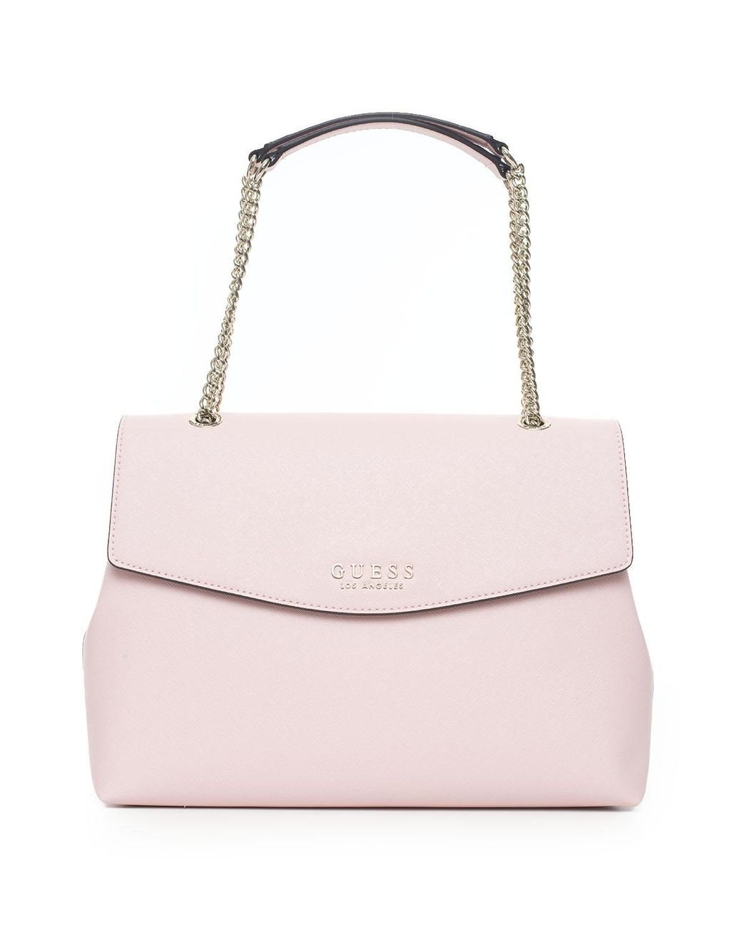 Guess Synthetic Robyn Bucket Bag Pink Polyester - Lyst