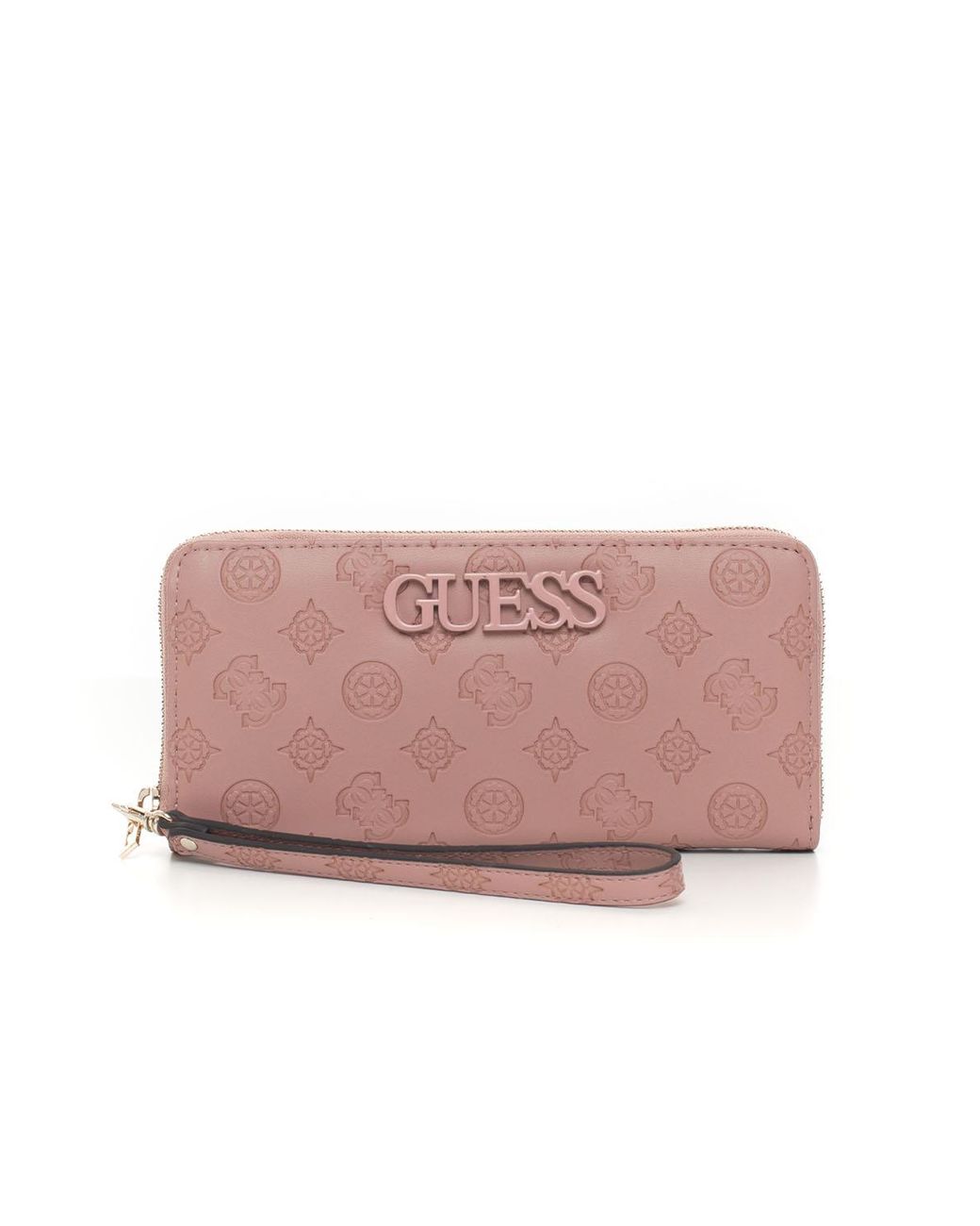 guess pink wallet