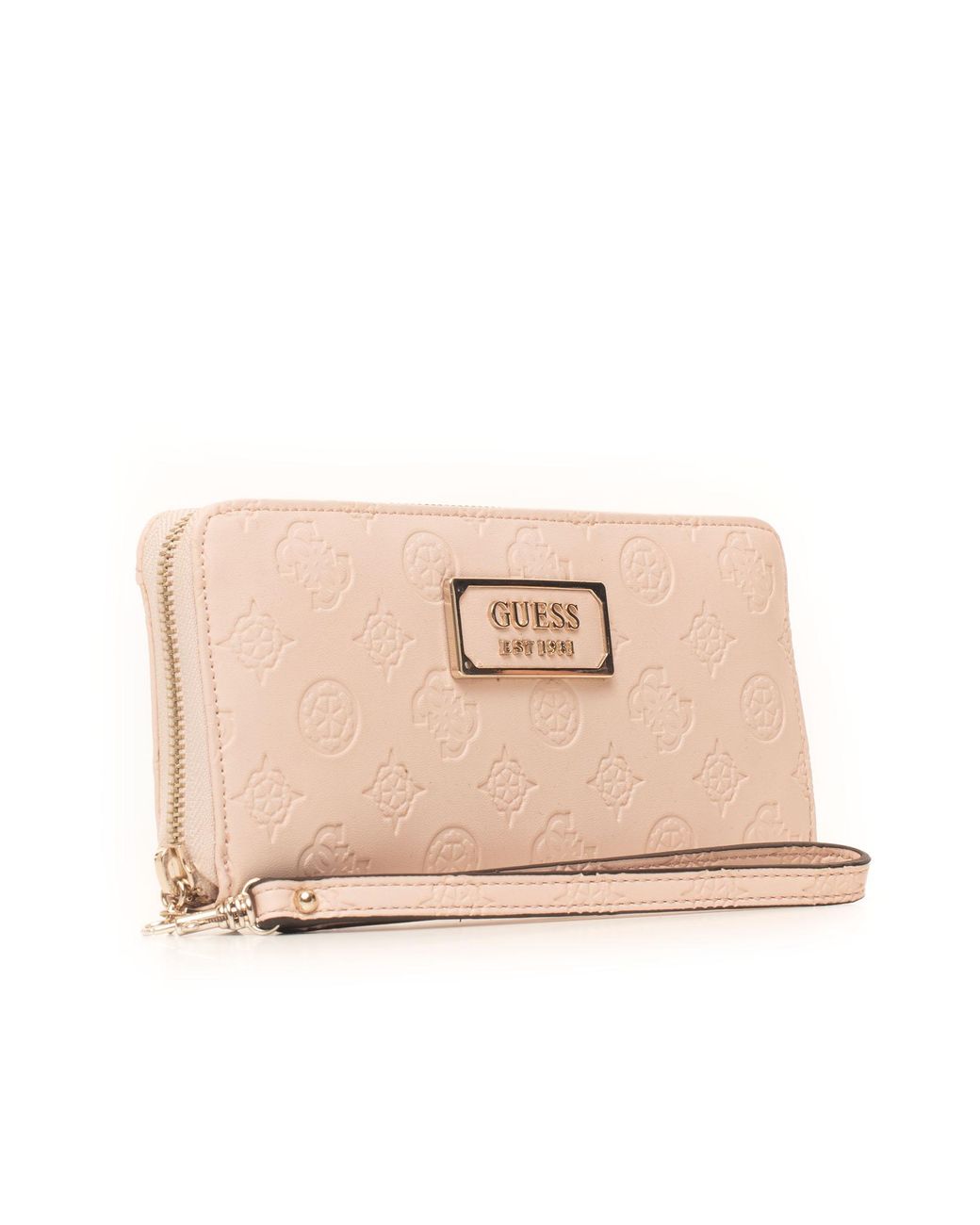 guess pink wallet