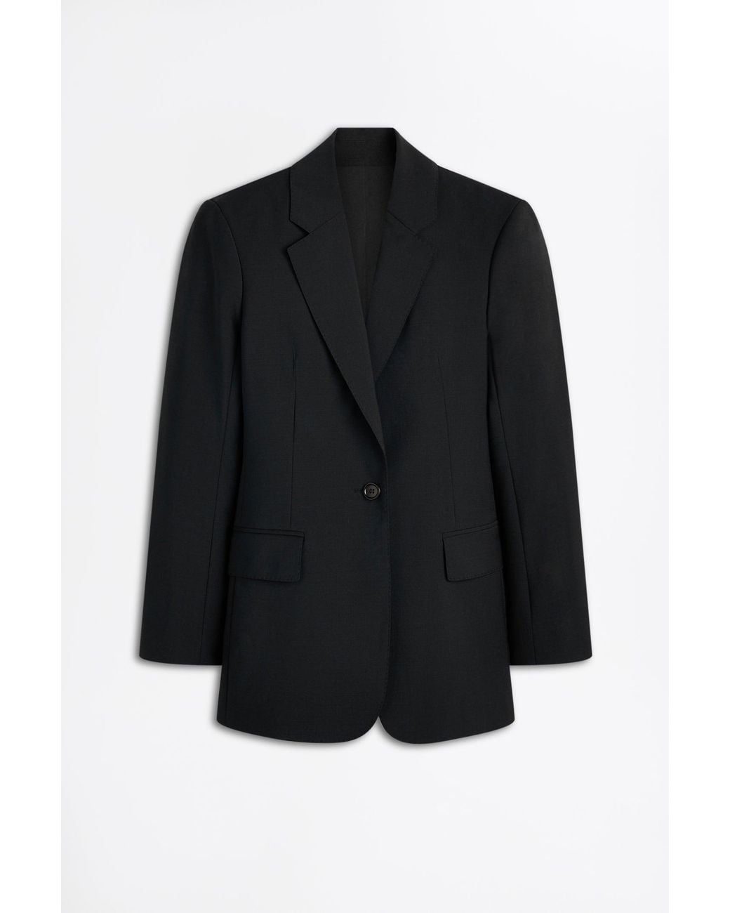 Scanlan Theodore Black Soft Single Breasted Jacket