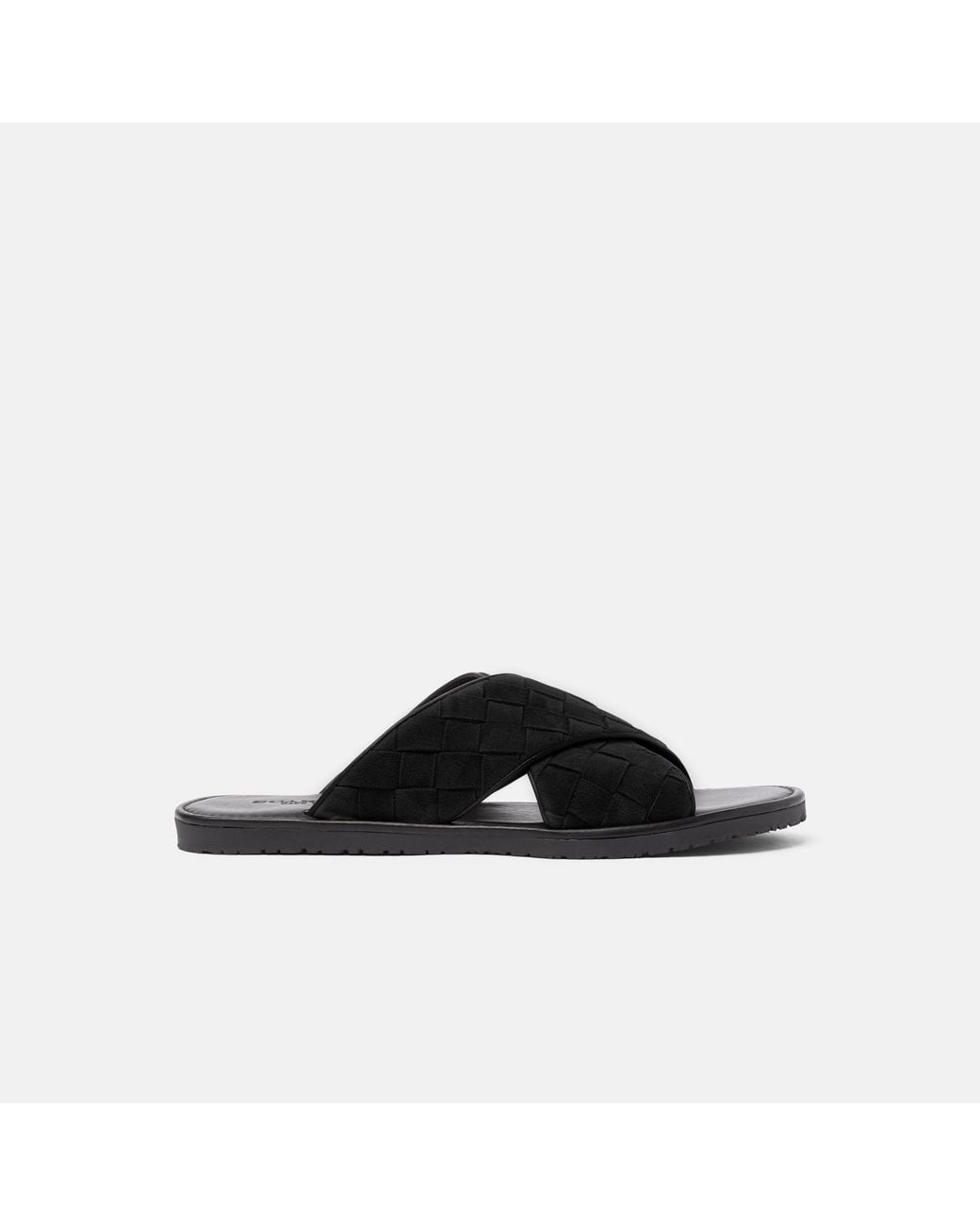 Scarosso Black Ettore Suede Woven for men