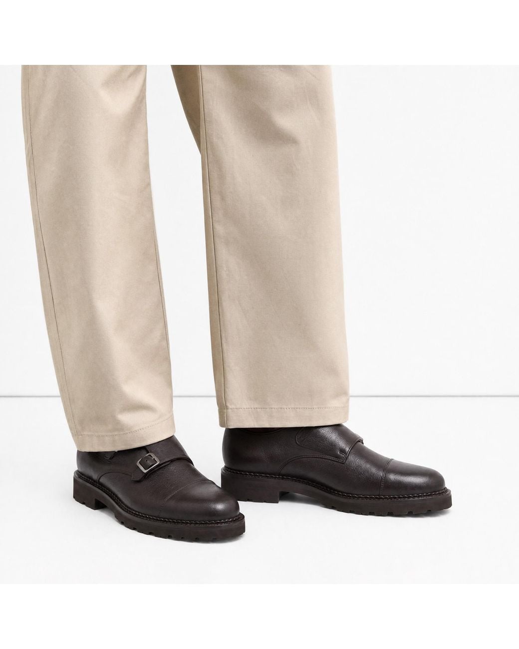 Scarosso Brown Oswald Grain for men
