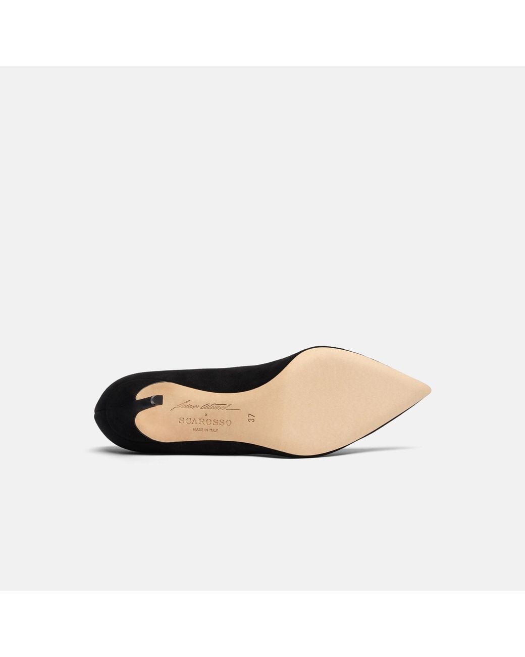 Scarosso Gigi Black Suede Pumps