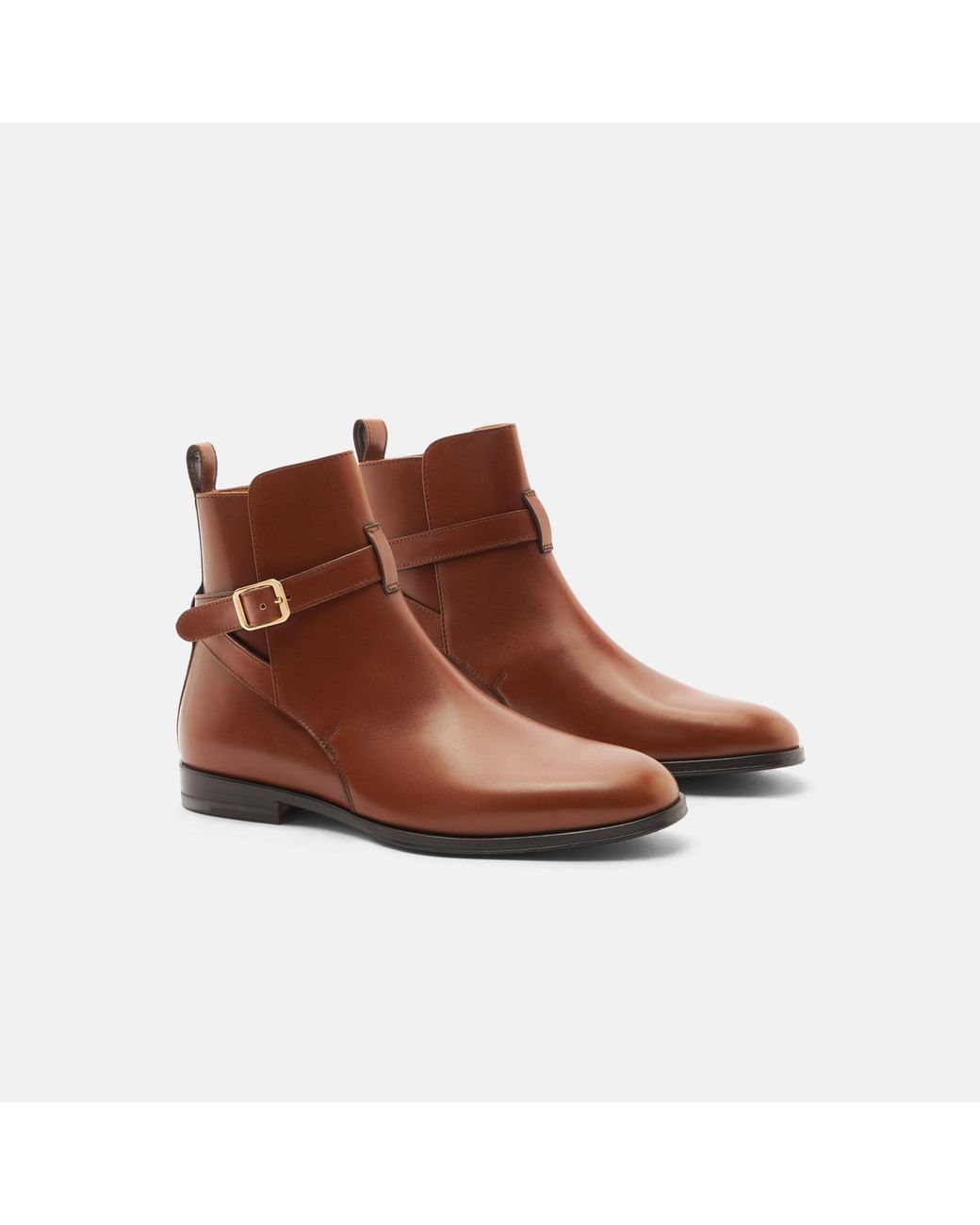 Scarosso Brown Lara Cognac Jodhpur Boots