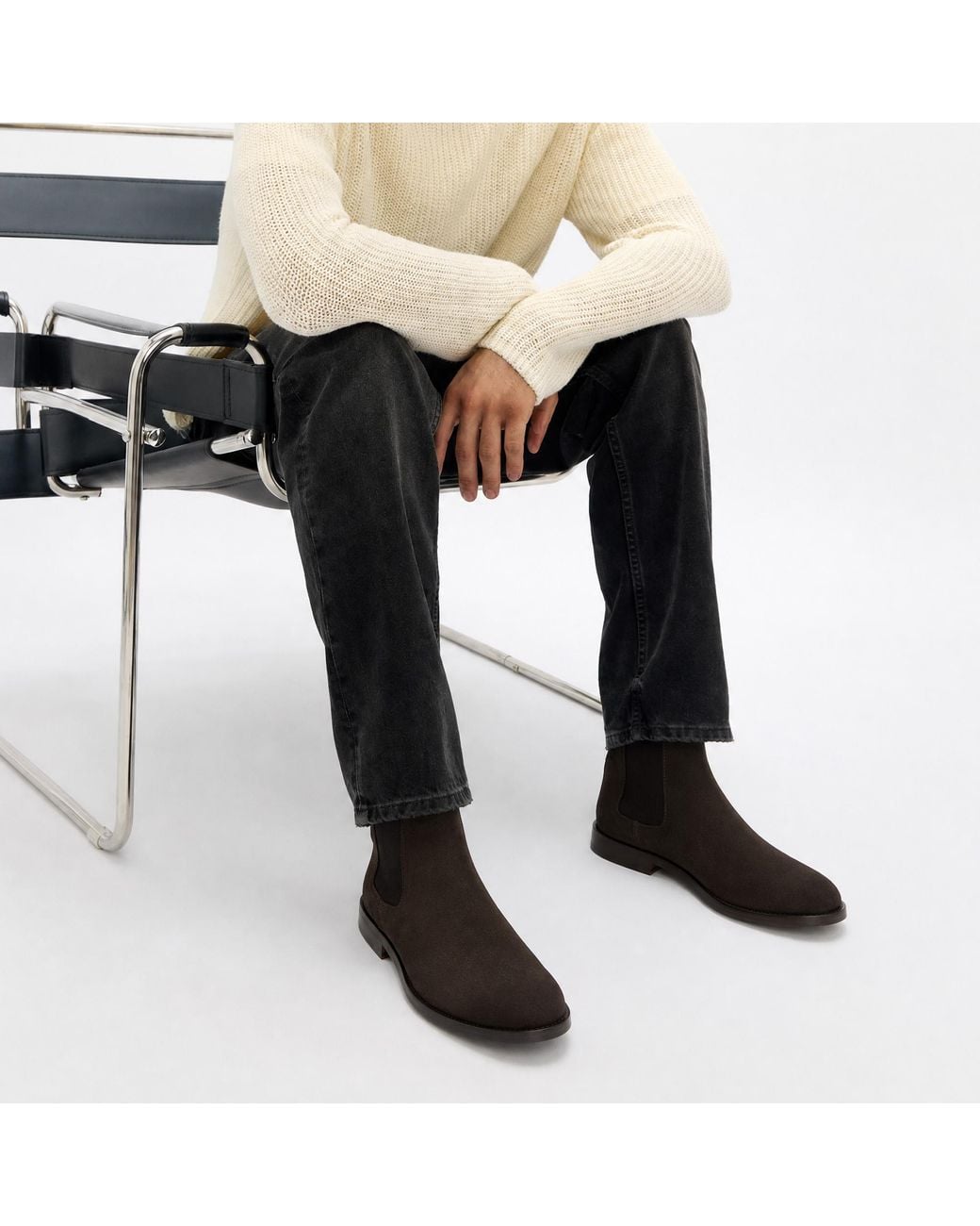 Scarosso Black Elliot Dark Suede for men